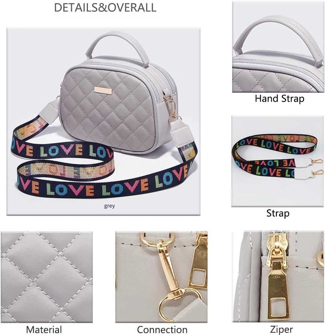 PORT&LOTUS Small Handbags for Women Fashion Top-handle Women's Bags Crossbody Purses for Women