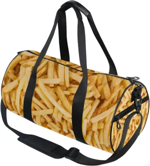 Potato Chips Gym Duffle Bag for Women Men Sports Fitness Bag Workout Travel Gymnastics Dance Ballet