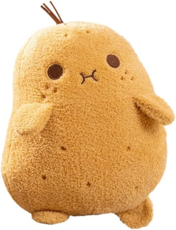 Potato Plush, 13.7inch Kawaii Stuffed Potato Pillow Soft Cute Potato Plushie Pillow,Funny Food Plush Pillows Doll for Kids Gifts Home Decor Party