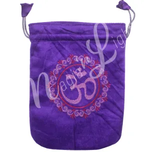 Pouch Purple Velvet OM 6 X 8″