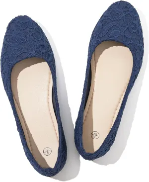 POVOGER Loafers for Women Slip on Shoes Flats Shoes Round Toe Flats for Women Comfortable Womens Dressy Ballet Flats