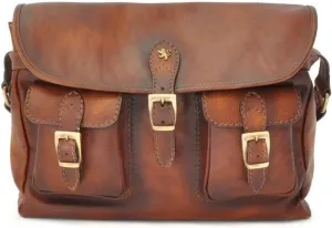 Pratesi Maremma cross-body bag - B118 Bruce (Brown)