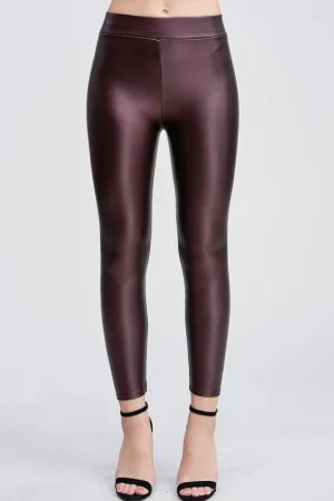 Premium Fleece Faux Leather Leggings