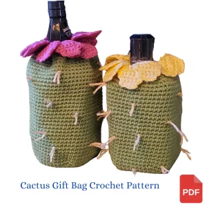 Prickly Pear Liquor Bottle Crochet Pattern