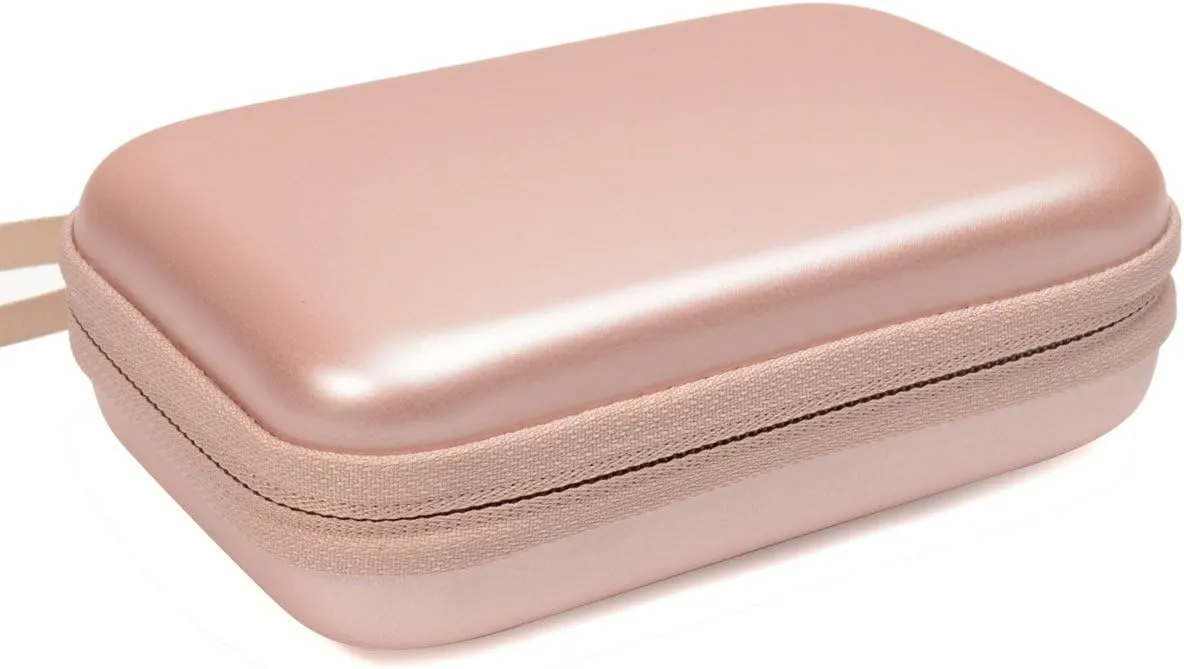 Protective Case for HP Sprocket Select, Sprocket Plus Instant Photo Printer, Kodak Mini 2 / Mini Shot Portable Mobile Printer Camera Protective Pouch Box, Rose Gold