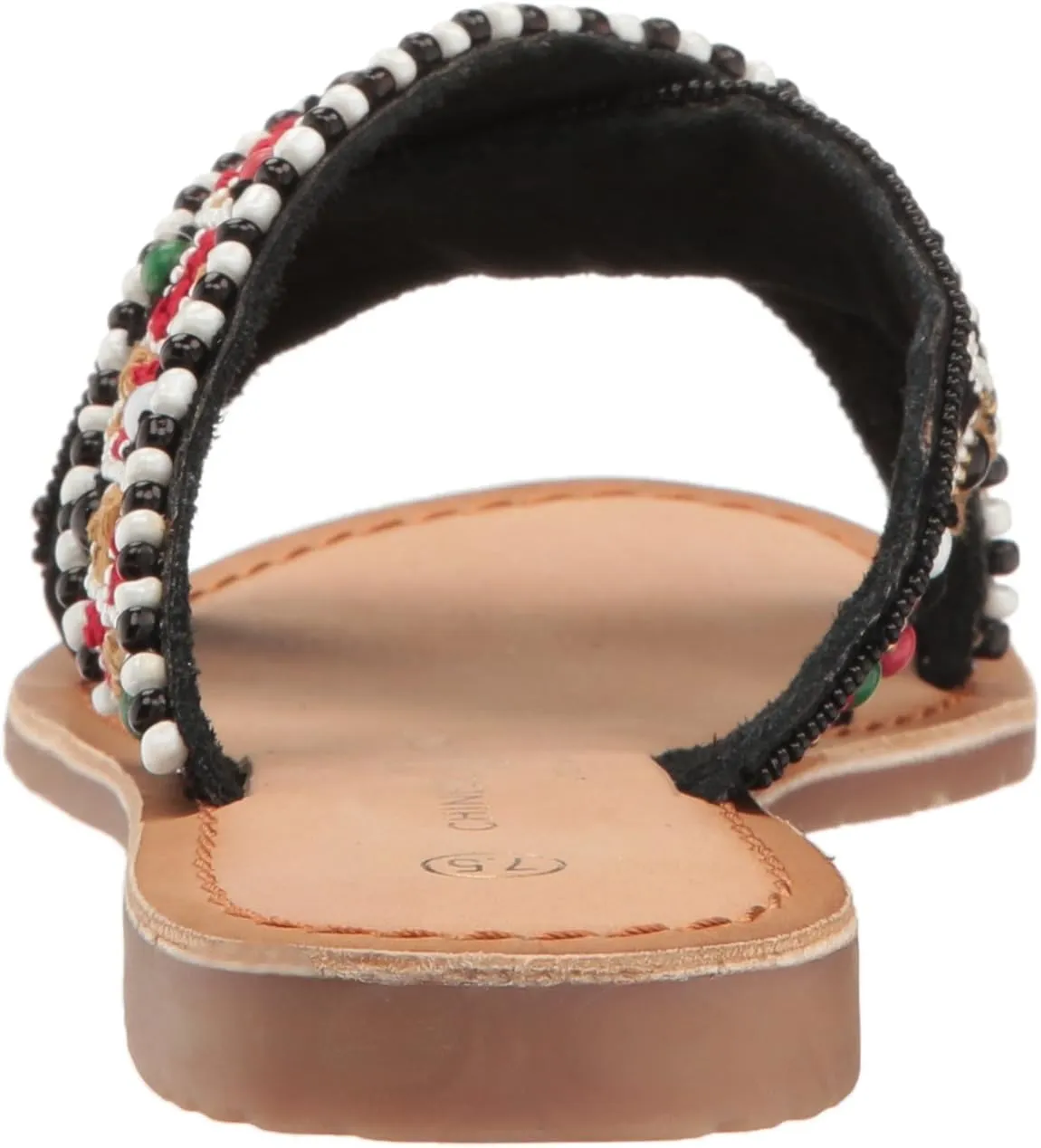Purfect Beaded Slide Sandal
