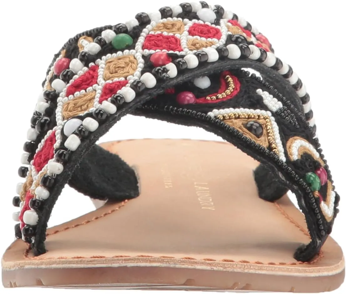 Purfect Beaded Slide Sandal