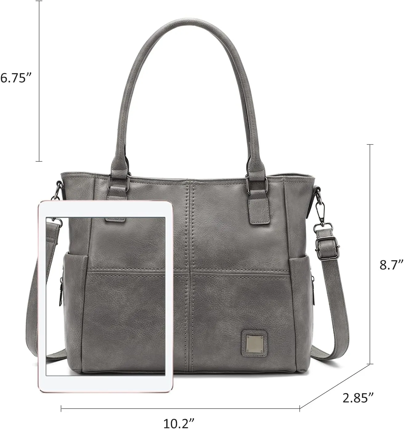 Pursess for Women，Soft PU Leather Handbags ，Large Capacity Purse， Fashion Crossbody Bags, Top Handle Satchel