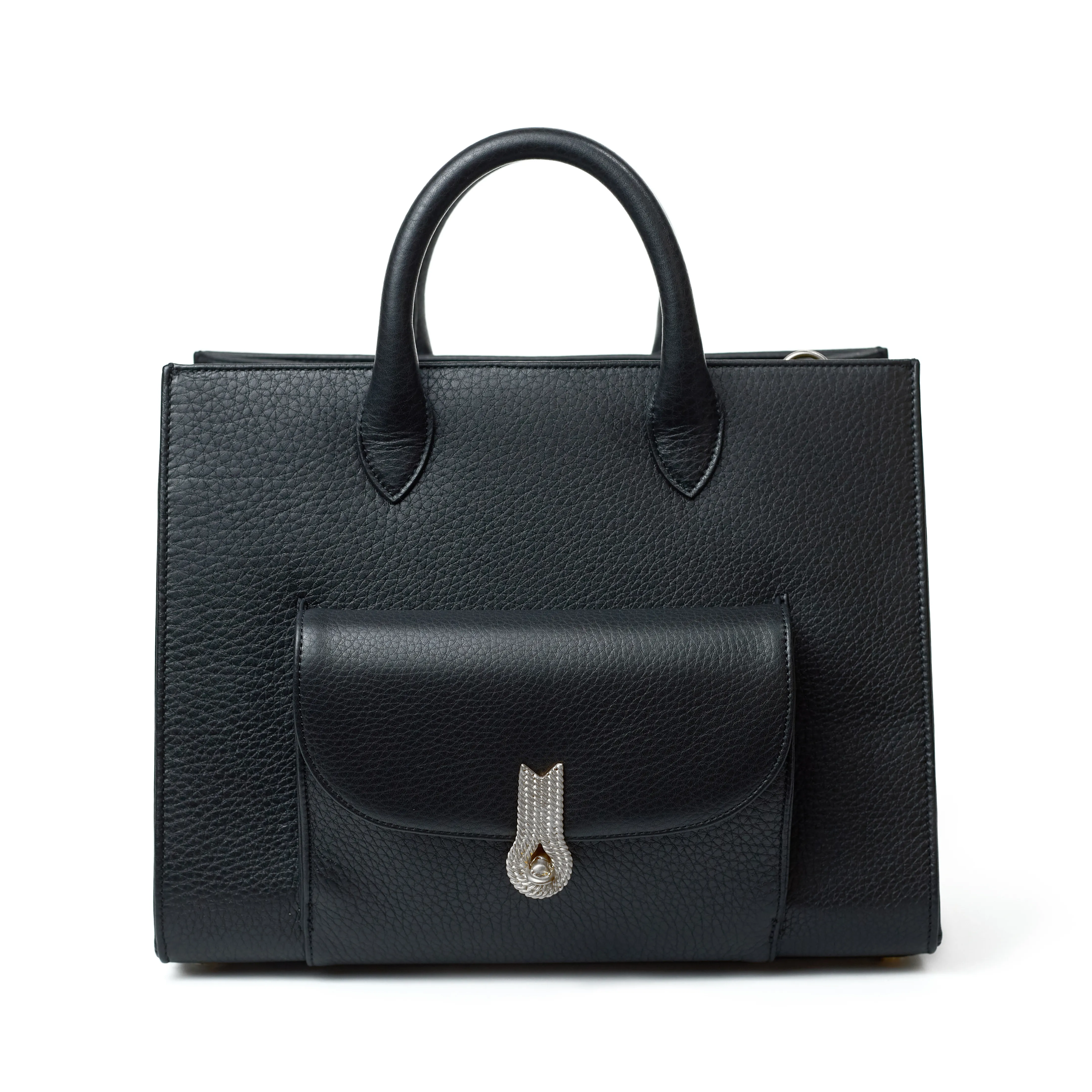 QUEEN TOTE GRAINED BLACK