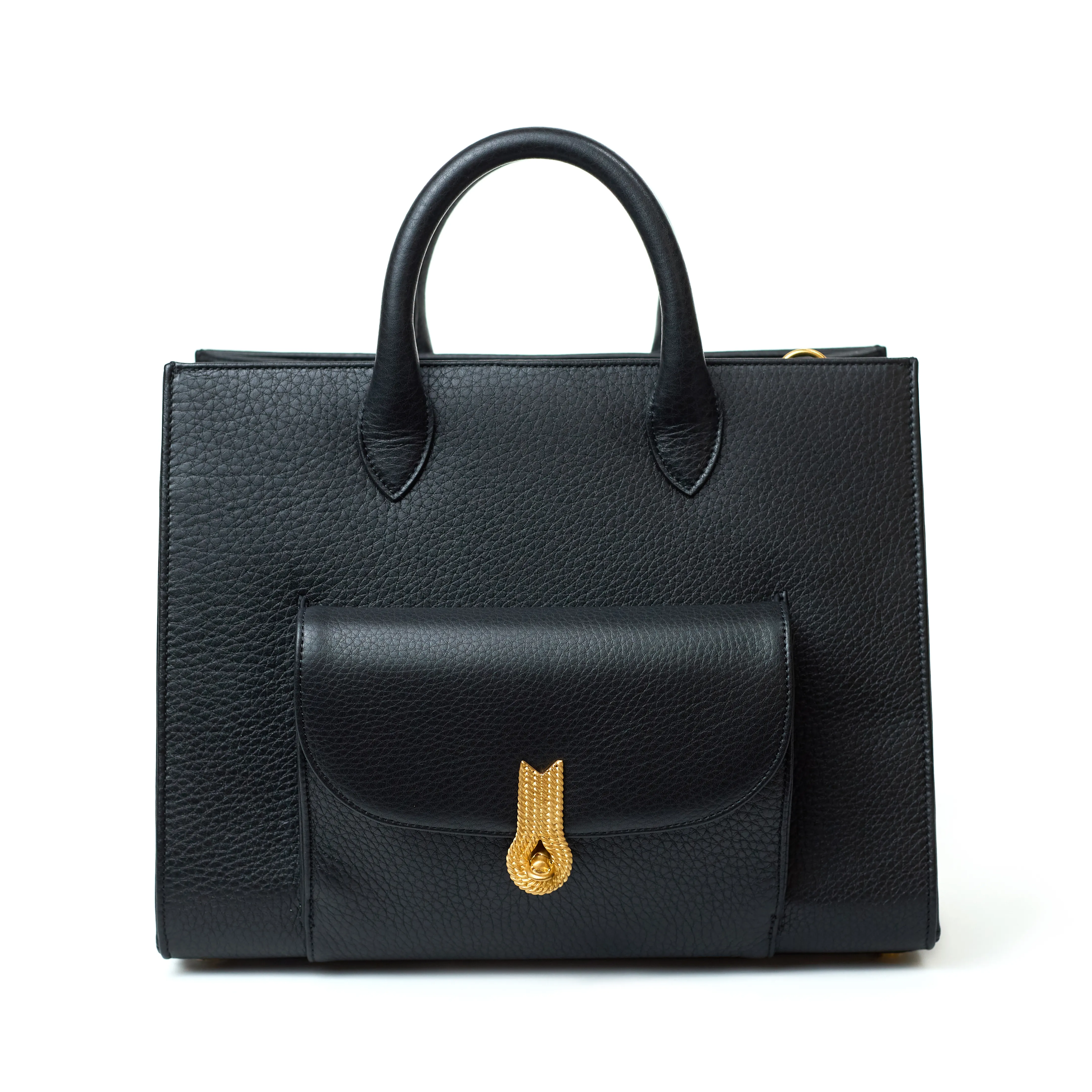 QUEEN TOTE GRAINED BLACK