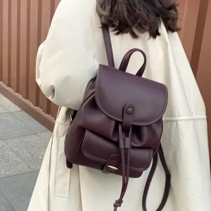 Realaiot Fashion Women PU Leather Backpack Fashion School Bags for female Shoulder Bags mochila feminina ladies hand bag Daypack bagpack