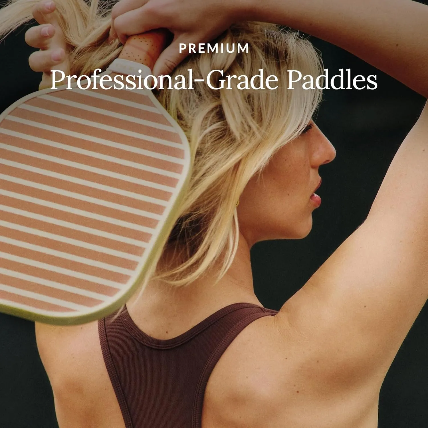 Recess Premium Pickleball Paddle - Strong & Durable Fiberglass Surface, Lightweight, Honeycomb Core & Comfort Grip Handles - Tournament or Casual Play, USAPA Approved