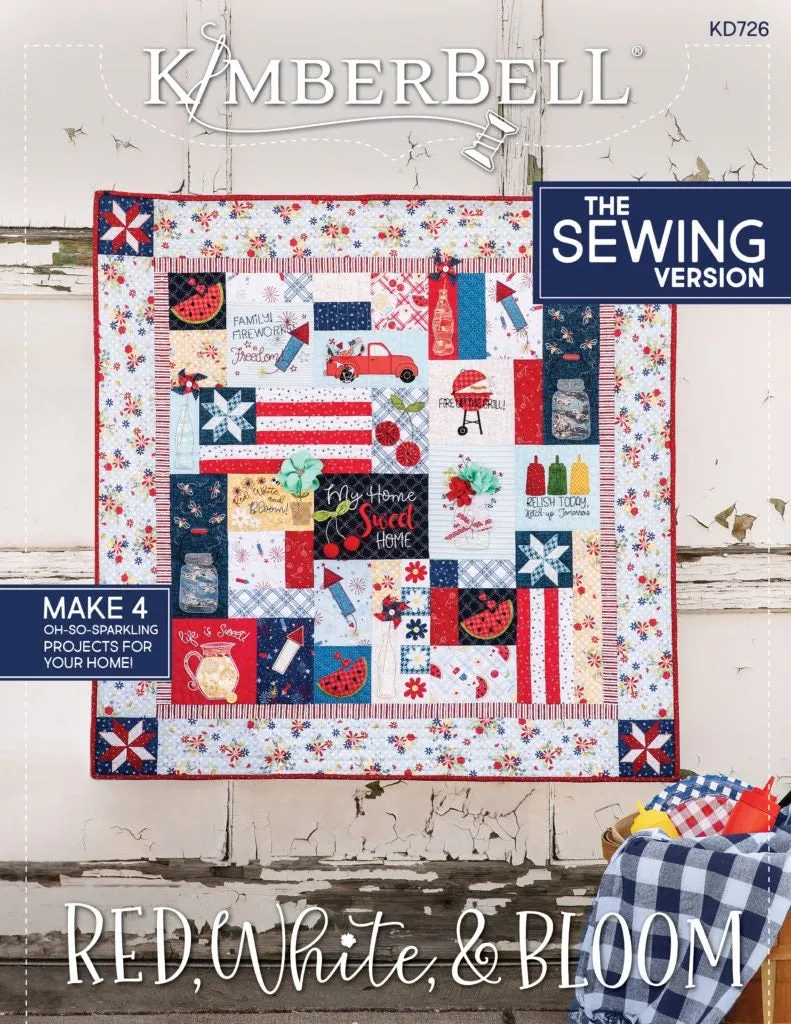 RED, WHITE & BLOOM, SEWING VERSION