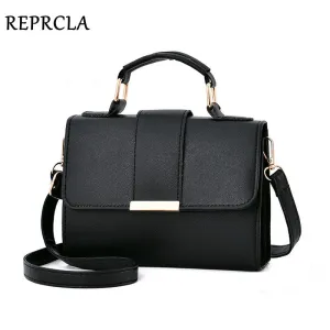 REPRCLA 2020 Summer Fashion Women Bag PU Leather Handbags Small Shoulder Bag Flap Crossbody Bags For Women Bag Watch