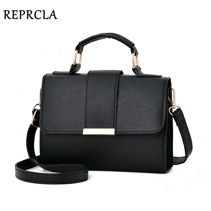 REPRCLA 2020 Summer Fashion Women Bag PU Leather Handbags Small Shoulder Bag Flap Crossbody Bags For Women Bag Watch