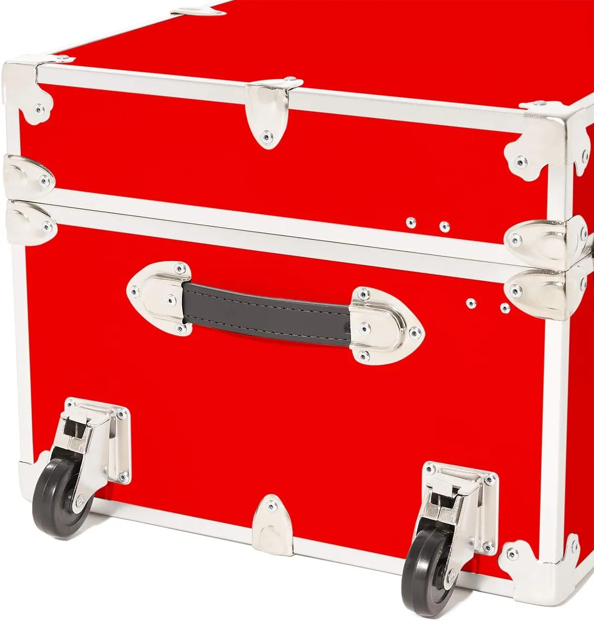 Rhino Trunk & Case Camp & College Trunk with Removable Wheels 30"x17"x13" (Red)