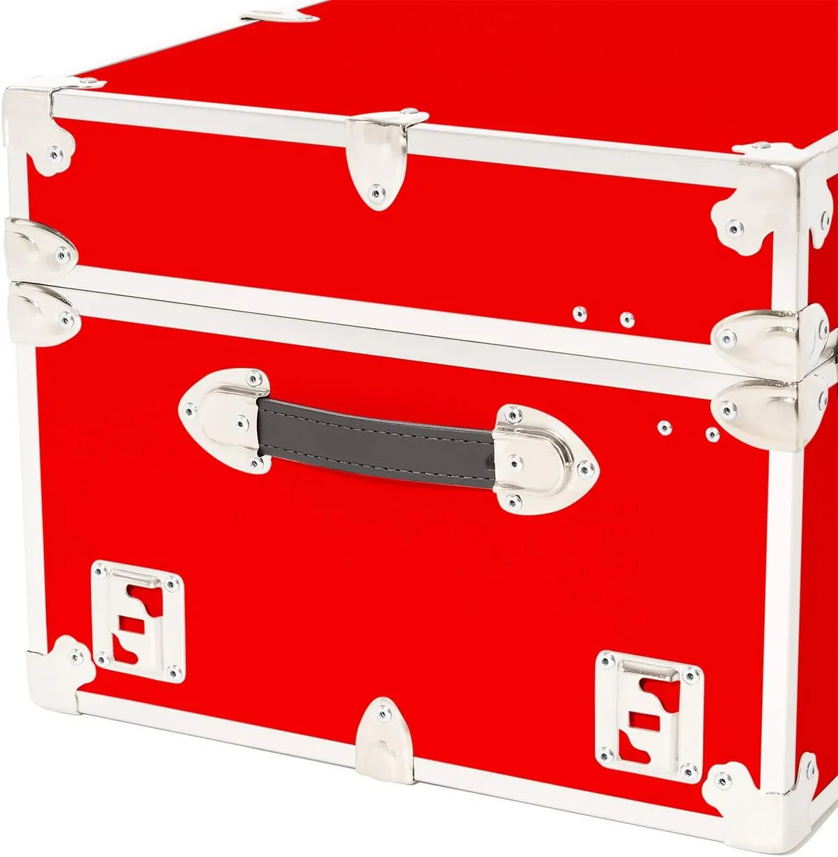 Rhino Trunk & Case Camp & College Trunk with Removable Wheels 30"x17"x13" (Red)