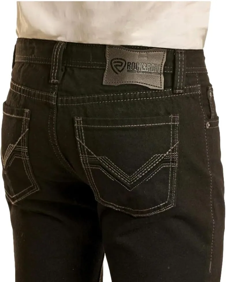 Rock & Roll Denim Revolver Black Jeans
