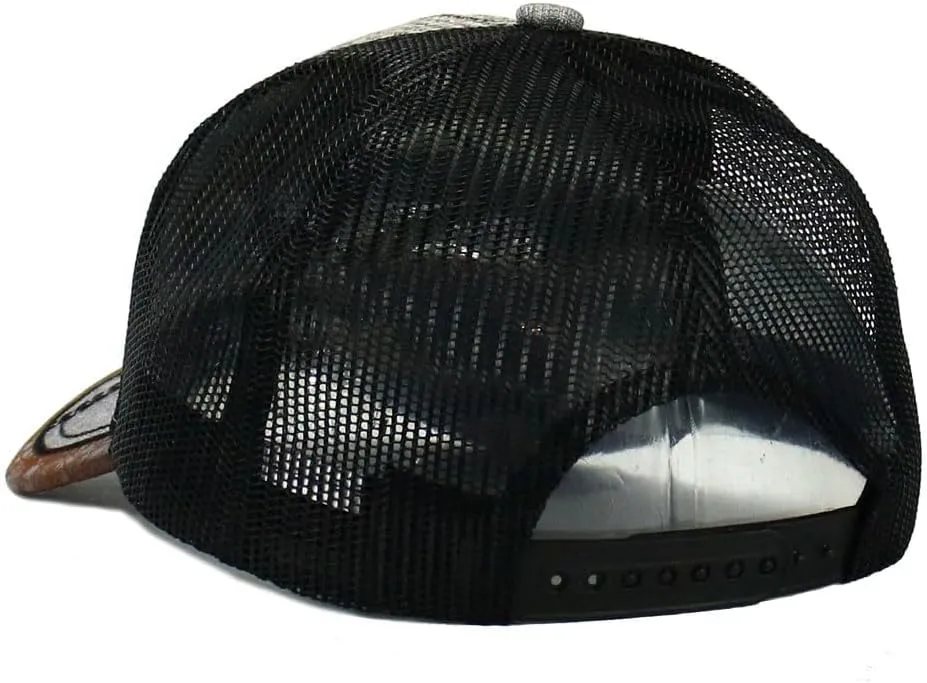Rooster Straw Cap Mexico Western Style Embroidery Trucker Mesh Snapback Curved Bill Baseball Cap