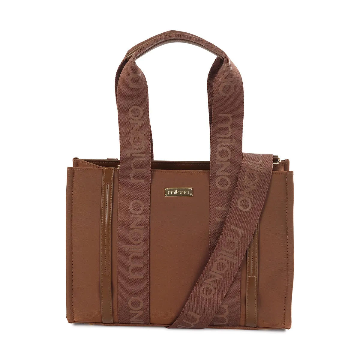 SAMEEHA TOTE- Dark Brown