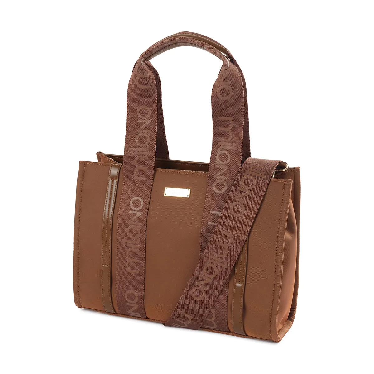 SAMEEHA TOTE- Dark Brown