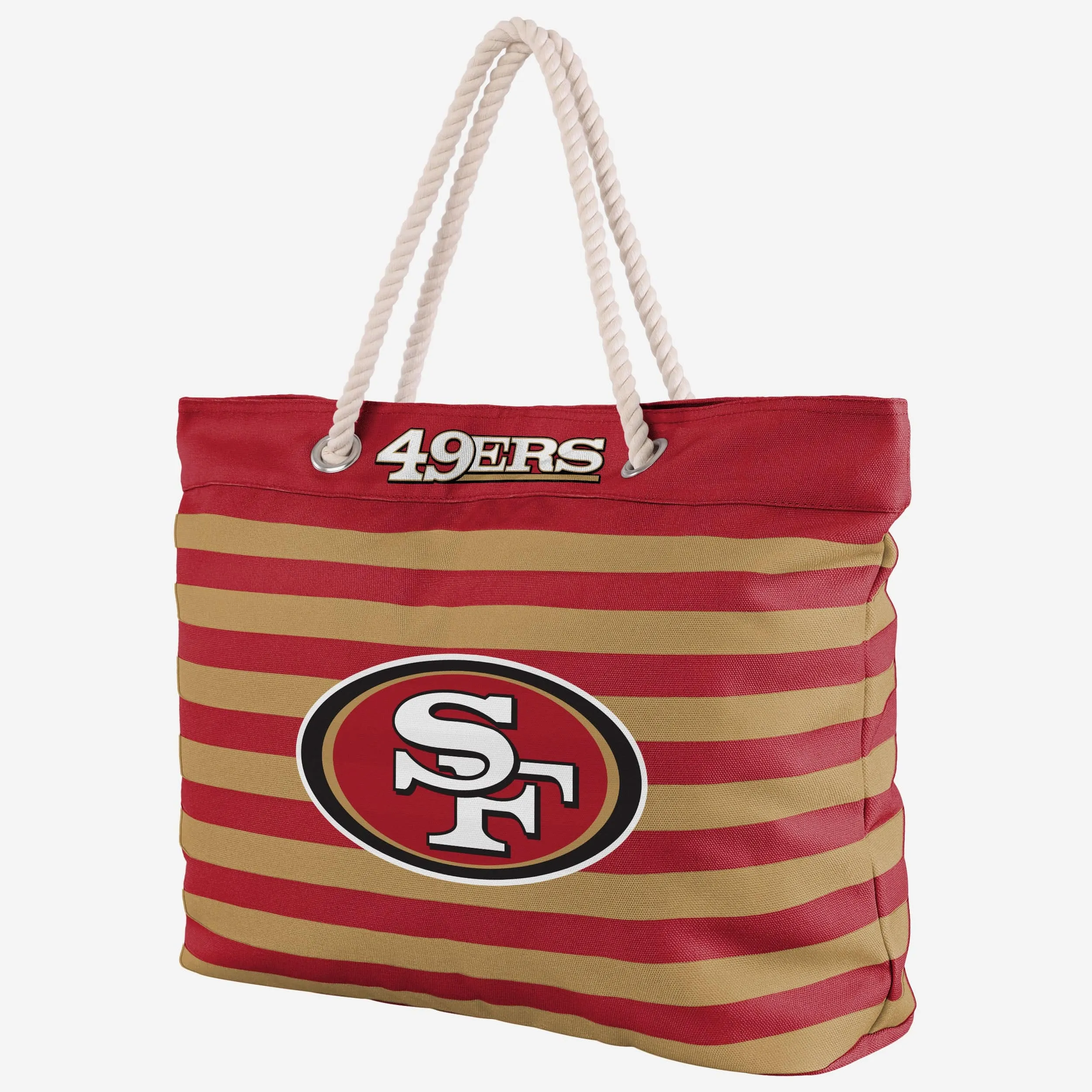 San Francisco 49ers Nautical Stripe Tote Bag