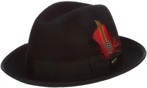Scala Classico Men's Wool Felt Fedora Hat