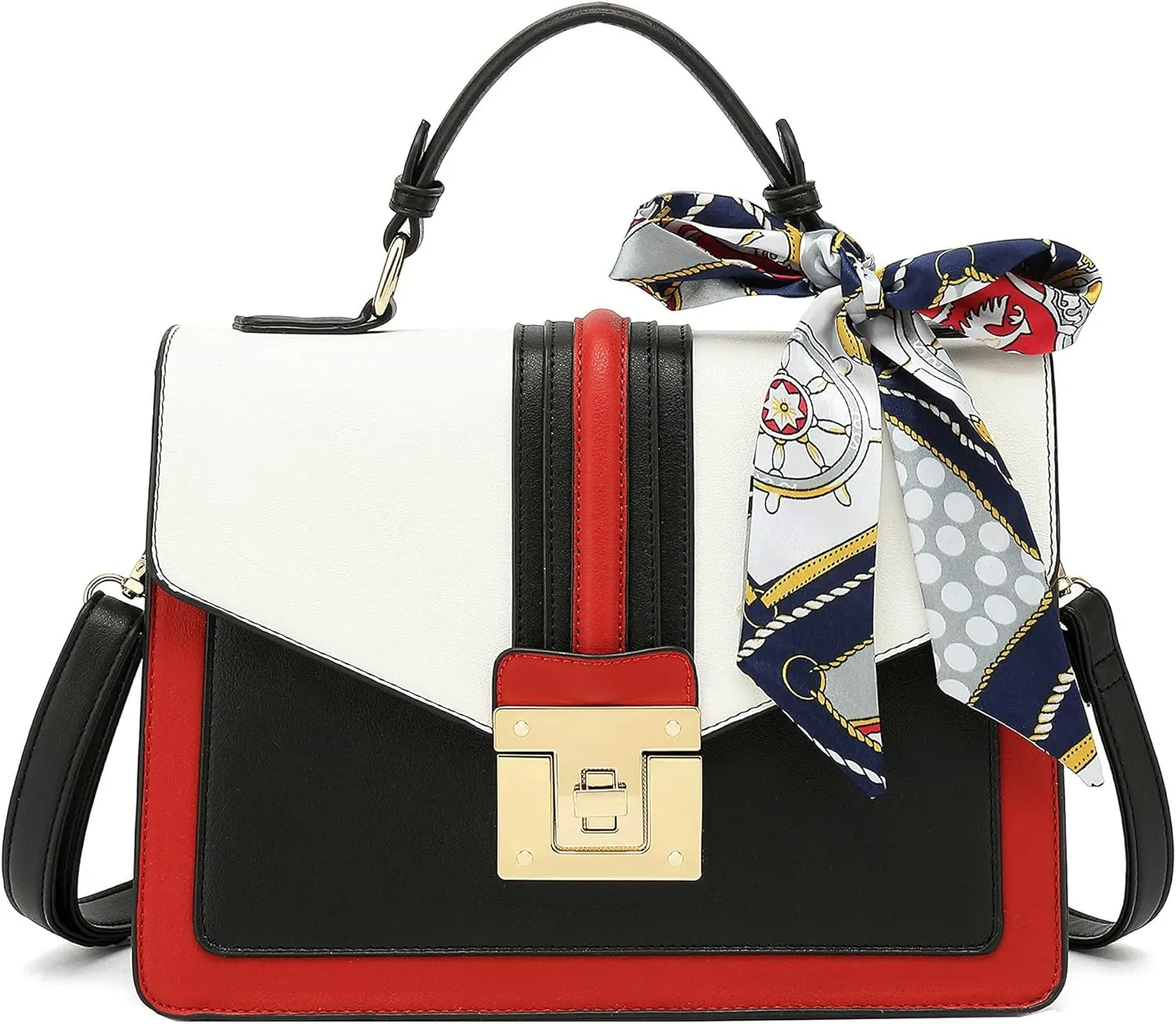 Scarleton Women's White Satchel Handbag H2065