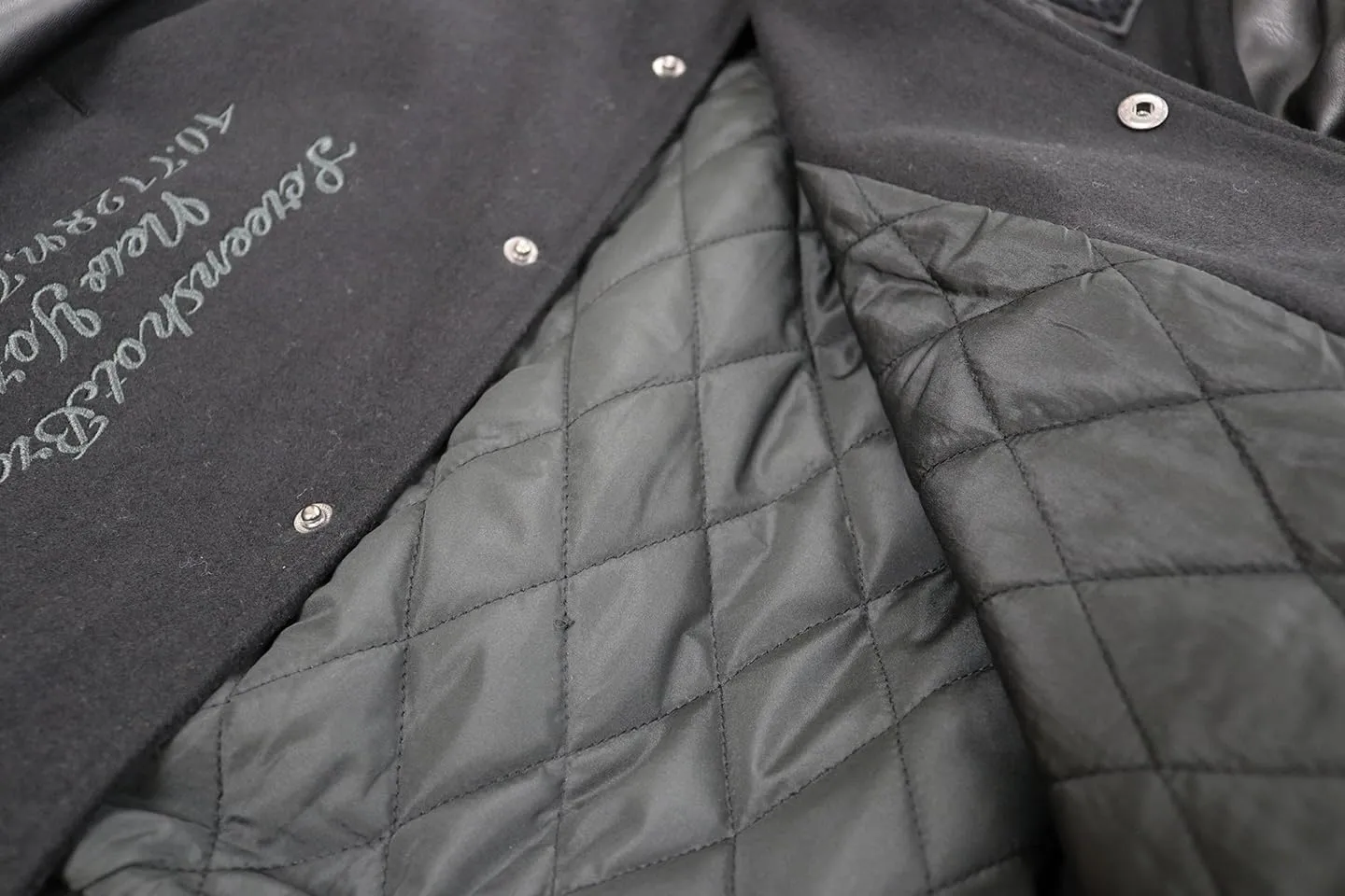 SCREENSHOT VARSITY JACKET 3202 Mens Streetwear Urban Padding Quilted Linning Heavy Fashion Jacket