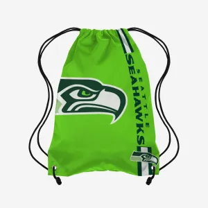 Seattle Seahawks Green Alternate Color Big Logo Drawstring Backpack