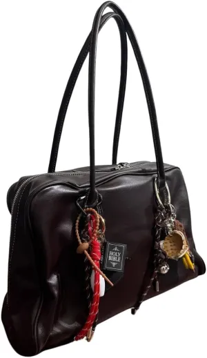 Signature Charm Tote – Premium Leather Edition