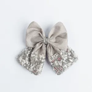 Silver Sequined Hairpin
