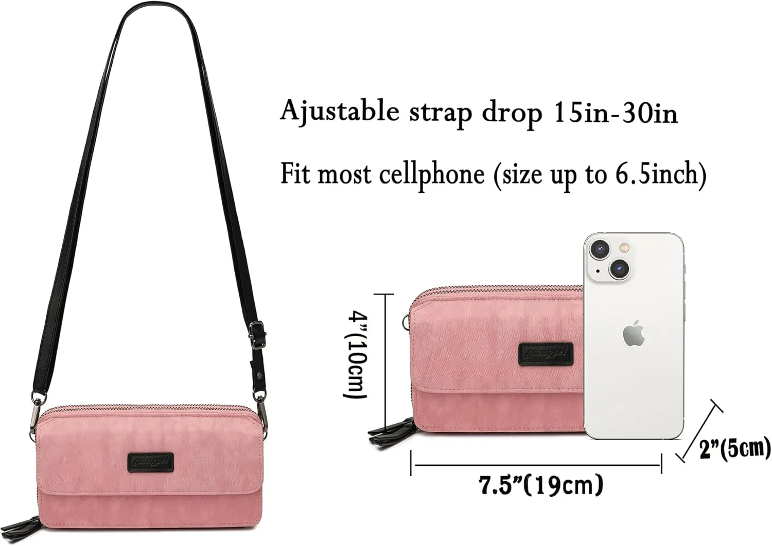 Small Crossbody Bags Phone Wallet Purse With Wristlet