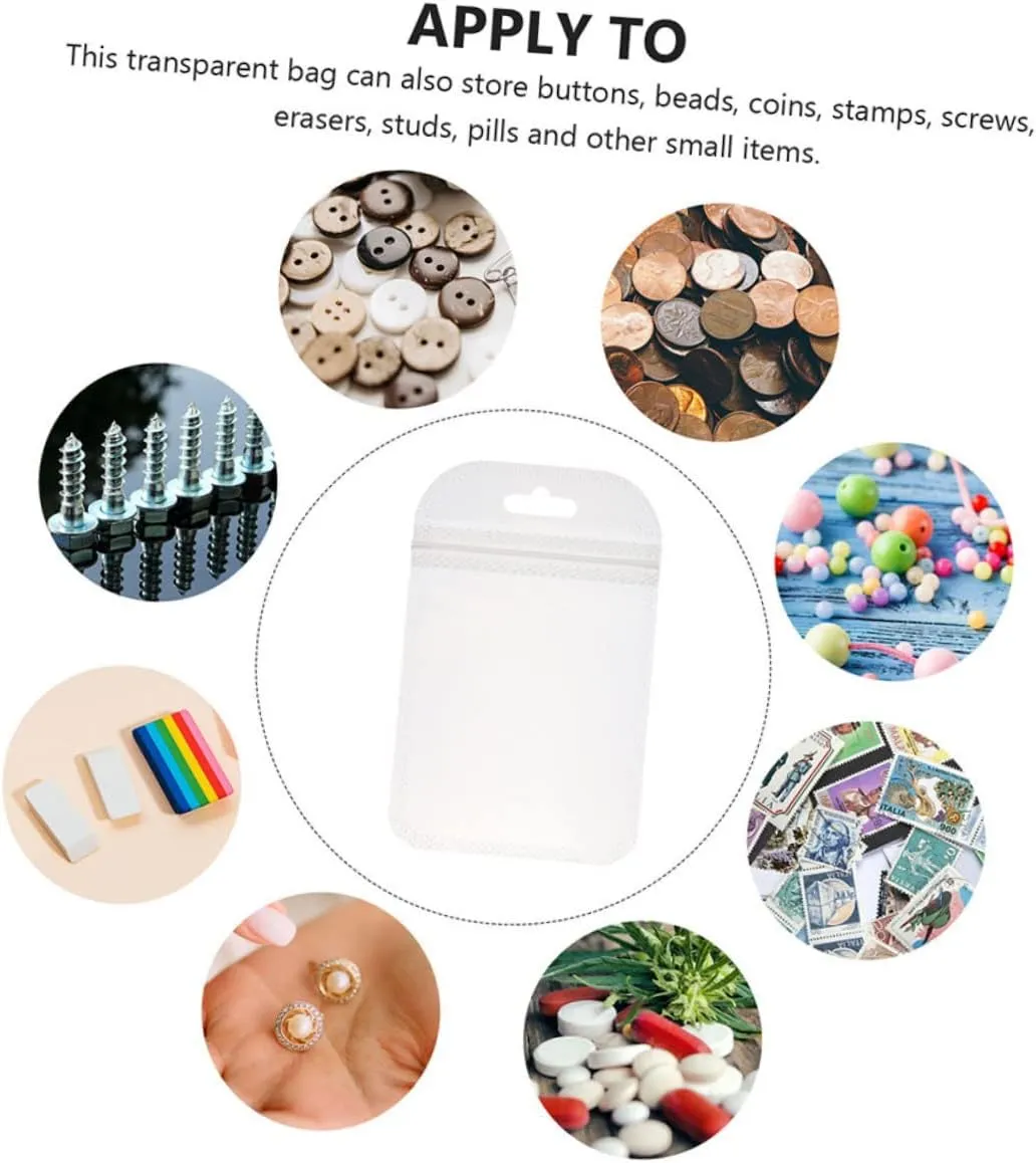 Small Pill Bags Set of 300 Self Sealing Travel Pill Organizer Medicine Pouches for Home Travel Use