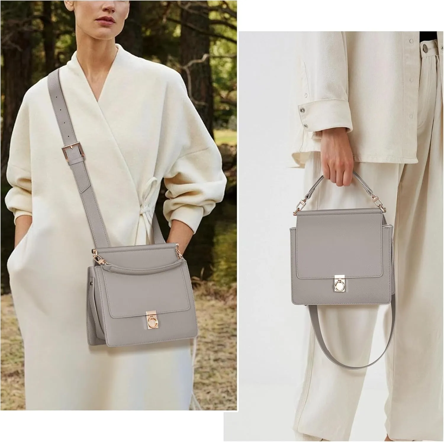 Small Top Handle Satchel Bag Mini Faux Leather Handbags Purses for Women Luxury Designer Fashion Crossbody Bags