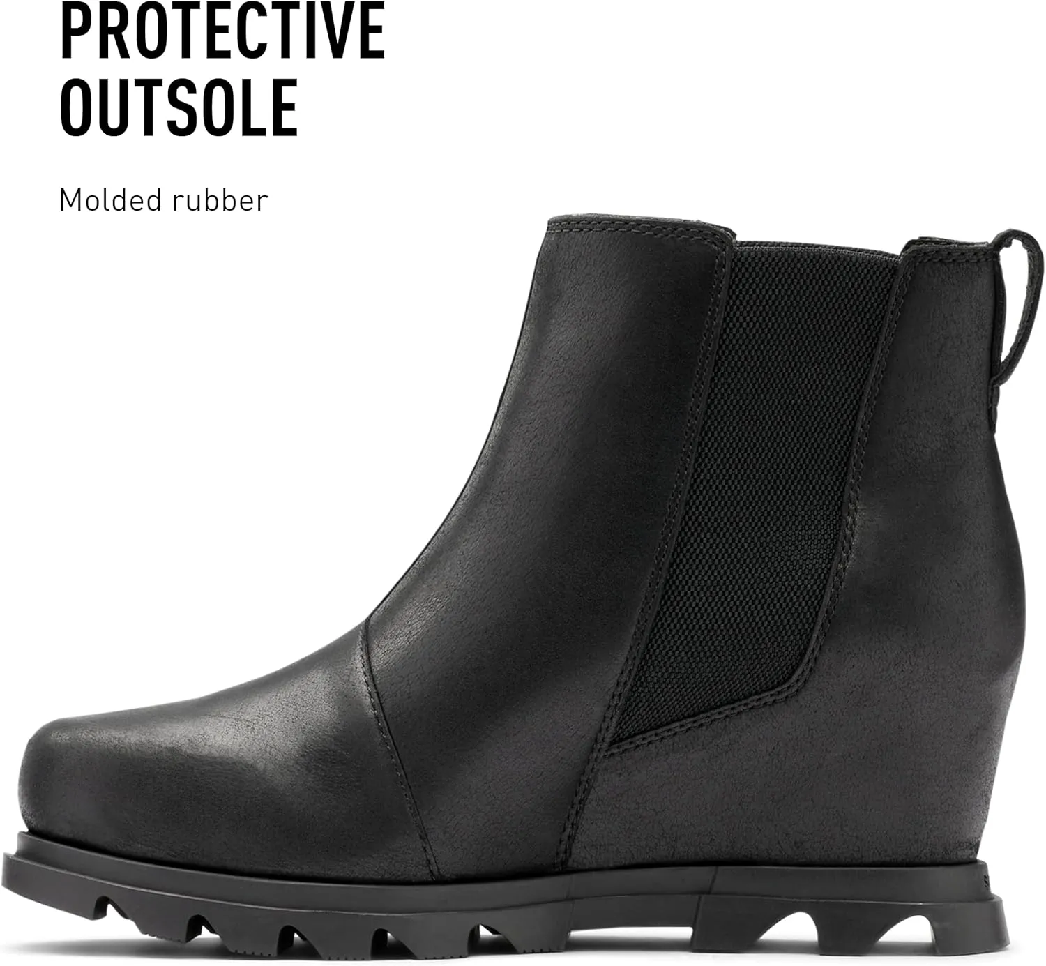 Sorel Women's Joan of Arctic Wedge III Chelsea Boot — Waterproof Leather Wedge Boots