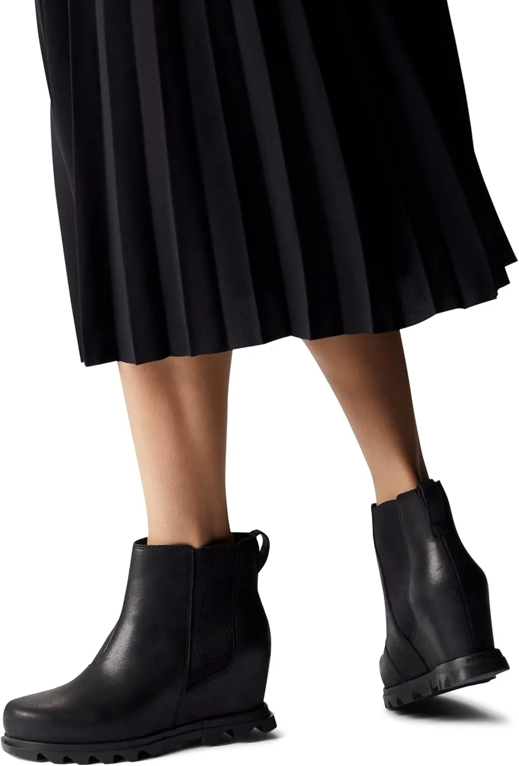 Sorel Women's Joan of Arctic Wedge III Chelsea Boot — Waterproof Leather Wedge Boots