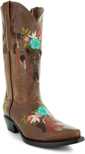 Soto Boots Longhorn Women's Fashion Cowgirl Boots M50029