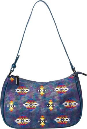 Southwest Small Shoulder Bag, Mini Purse, Womens Crossbody Clutch Purses, With 2 Removable Straps