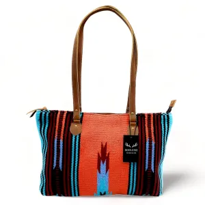 Southwestern Large Handwoven Wool Boho Tote Bag Tote Purse (Sedona)