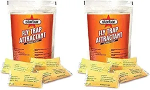 Starbar 2 Bags of Fly Trap Attractant, 16 Pouches Total