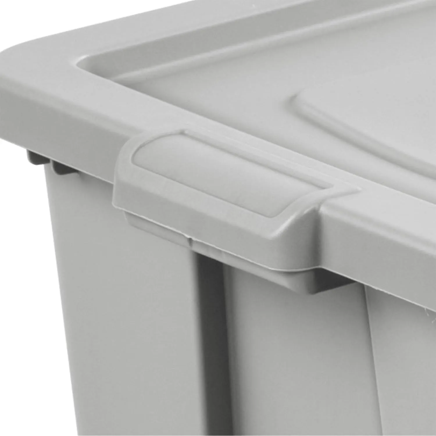 Sterilite 4 Pack Tuff1 Storage Tote, Stackable Plastic Bin with Lid, 30 Gallon