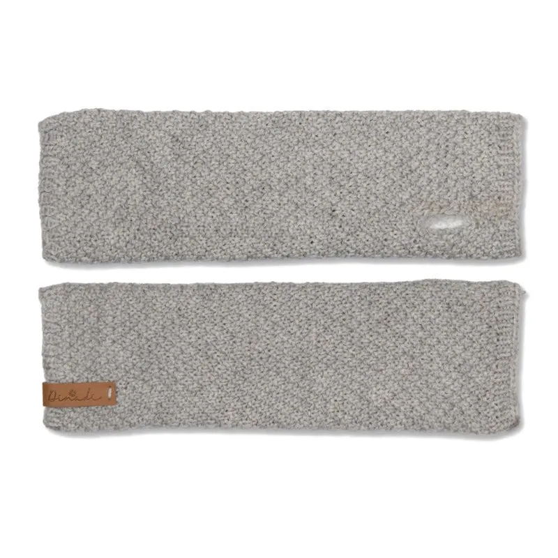 Stina Half Mitts Silver Grey