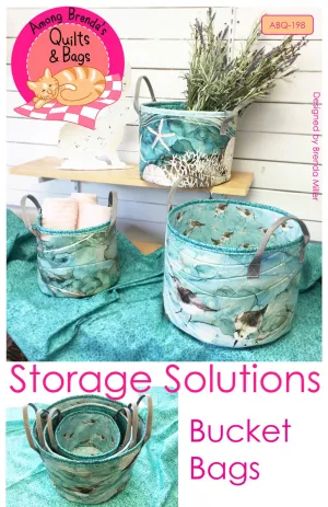 Storage Solutions Bucket Bags Pattern ABQ198  Sku: 57889