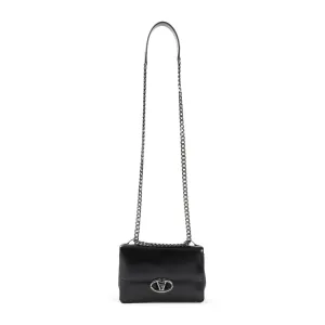 Structured Leather Shoulder Bag