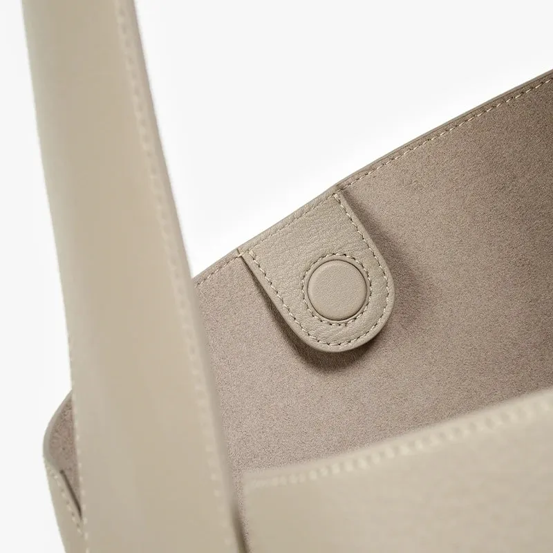 Structured Leather Tote