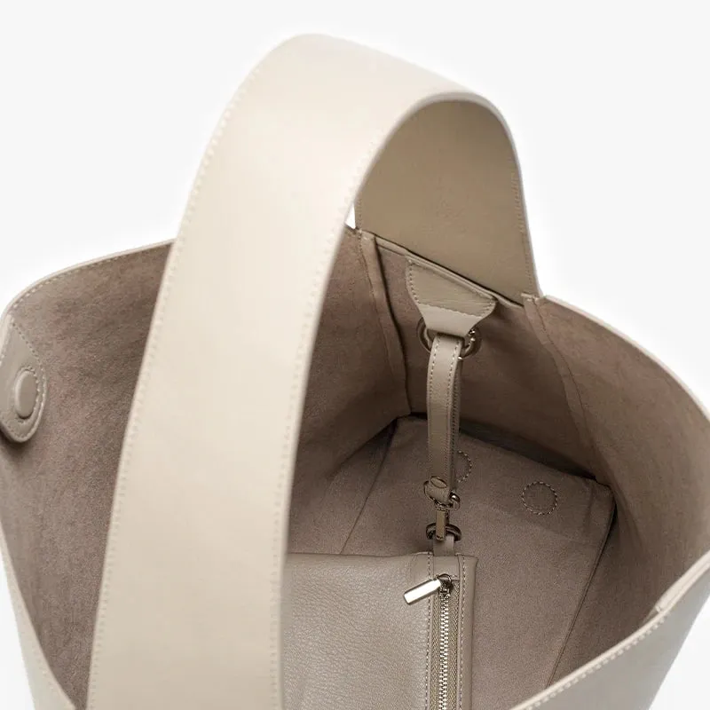 Structured Leather Tote