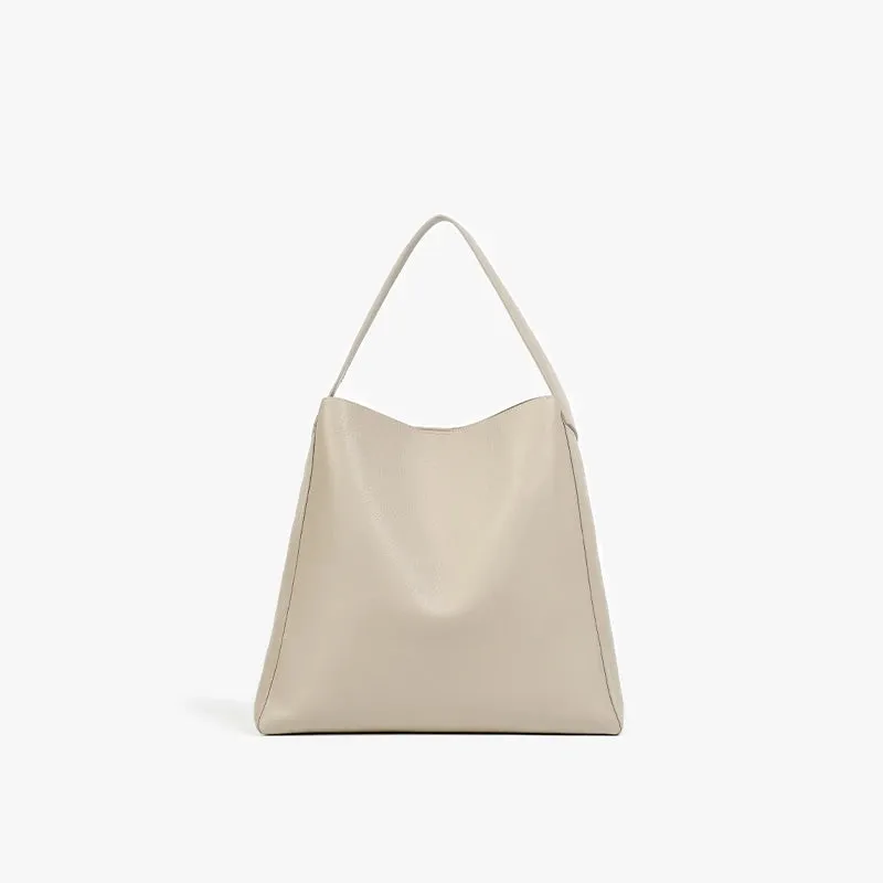 Structured Leather Tote
