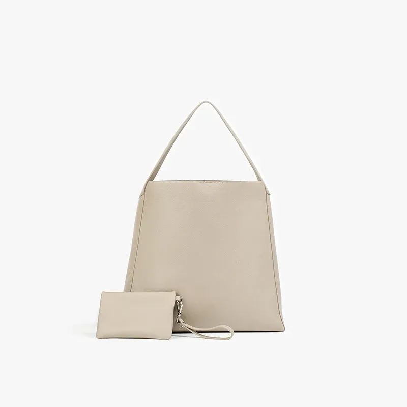 Structured Leather Tote