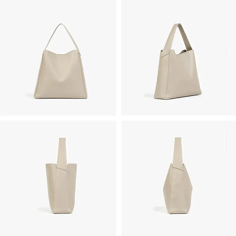 Structured Leather Tote